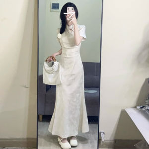 ZHENMANZI | Summer Stylish Chinese Style Modified Cheongsam Long Dress