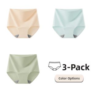 MiiOW | High Waist Pure Cotton Thickened Incontinence Underwear Womens Postpartum Mid-Aged And Elderly Large Size Cat Person Special Leak Proof Briefs