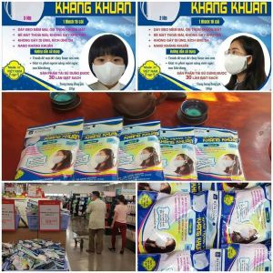 Khẩu trang vải kháng khuẩn 03 lớp Hạnh Doanh. 65.000đ sale off