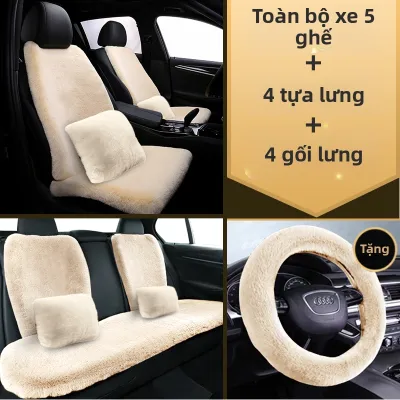 SHANEN | Bộ Đệm Ghế Ô Tô Lông Ấm