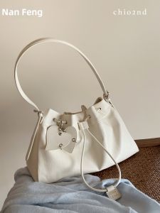 CHIO‘2ND | Women New Style 2026 Simple and Generous Drawstring Tote Large Bag