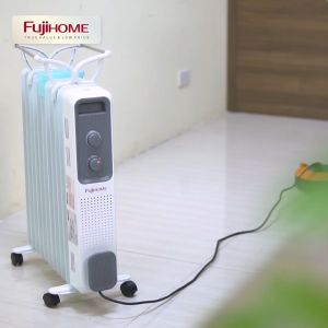 Máy sưởi dầu nhập khẩu FUJIHOME OH8411 Máy sưởi ấm - 11 thanh sưởi - Bảo hành điện tử toàn quốc 24 tháng