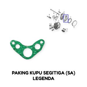 Paking (SA) Kupu / Segitiga Legenda - Packing Peking Gasket Perpak Silinder Head Sayap Kupu Honda Supra Fit Revo 100