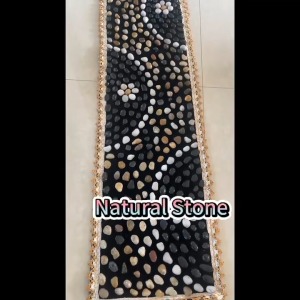🇸🇬 【Garden outside gift】㊙Stimulate Blood Circulation Pebble Stone Foot Massager Foot Stone Mat Path Feet Relax