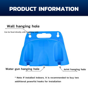 Talao Wall Mount Garden Pipe Hose Organizer Tool Water Sprayer Hose Connector Storage Rack