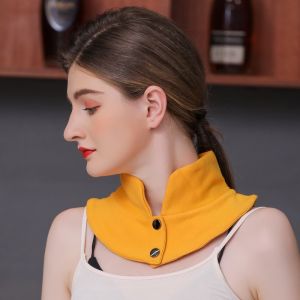 Womens Pure Cotton Fake Collar Scarf Neck Protection Winter Warm Thickened Neck Warmer Versatile Decorative Shawl for All Ages