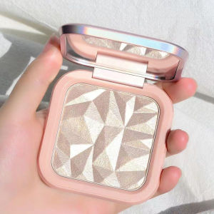 Diamond Highlighter Powder Pearl Shimmer Eye Shadow Face Illuminator 3D Effect Single Color Brightening Nude Glitter Makeup
