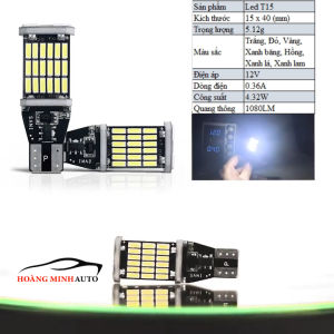 Đèn LED Xi nhan - Demi T15 4014-45SMD
