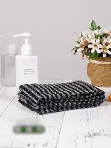 Japanese Exfoliating Bath Towel & Bath Sponge Body and Back Scrubber Daily Cleansing for Men and Women Bathroom Accessory
