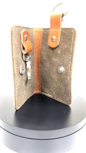 Mekafa Leather Key Wallet - Brown