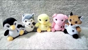 Dreamtoys96 Boneka Buket Mini Karakter Animal Baby 20cm