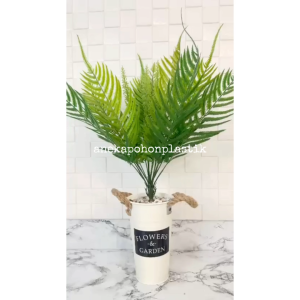 Tanaman Hias Artificial Daun Pakis Raja X15 Pot Kaleng Flower Garden Small Pajangan Rumah Hiasan Ruangan Aesthetic