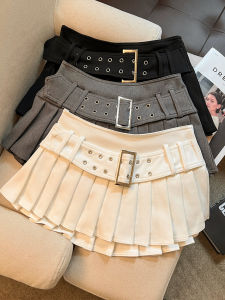 Váy Midi Xếp Ly Cạp Cao Chống Hở Hang Thời Trang Nữ Thanh Lịch Đa Năng Chống Hở Hang Váy Midi Xếp Ly Chất Liệu Polyester