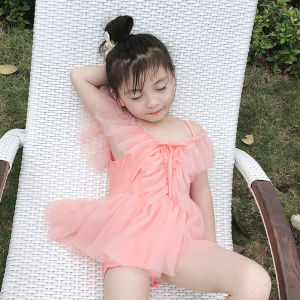 Đồ Bơi Trẻ Em Đồ Bơi Liền Thân Kiểu Váy Voan Công Chúa Đáng Yêu Bé Gái Bộ Đồ Bơi Suối Nước Nóng Nghỉ Mát Em Bé