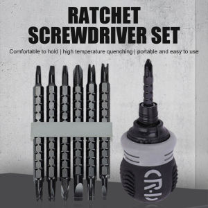 34in1 Premium Ratchet Screwdriver Set Magnetic Dual-purpose Batch Head Short Cross Shaped Radish Head Hi-Hardness