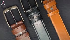 Ikat Pinggang Modis & Gesper Kekinian: Sabuk Pria Model Rel