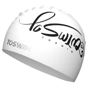 toswim | Long Hair Waterproof Larger Size Swim Cap Ear Protection