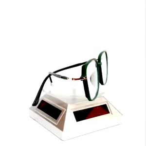 KAIHUA Kacamata Lensa Photochromic 2 In 1 Anti Radiasi Bingkai Titanium Kotak KC049