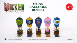 Universal Pictures’ Wicked Ozian Balloons Reveal Toy Set with Surprise Small Doll Hot Air Balloon & Accessory (Styles May Vary)