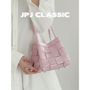 jpj | กระเป๋าสะพายไหล่ผู้หญิง JPJClassic กระเป๋าถือแบบถักหนังวัว กระเป๋าถือแบบมือ กระเป๋าถือแบบมีหาง กระเป๋าสะพายไหล่แบบมีสายเดี่ยว กระเป๋าสะพายประจำวัน