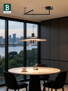 Bertin | Minimalistic Swing Arm Pendant Light Adjustable For Restaurants Bars Tables