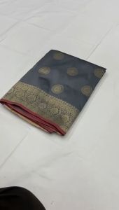 [Pre Order]Banarasi Soft Silk Silk Saree (Normal / Ready To Wear) ~ Delivery Lead Time : 10 days