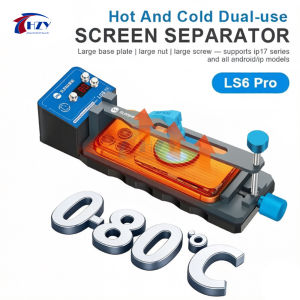 SUNSHINE LS6 Pro Dual-Use Heating Screen Separator Fixture For IP17 Series Android LCD Screen Back Cover Removal Repair Tools