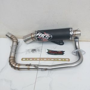 knalpot original RKS inlet 38 dan 50 black Coating series all motor matic