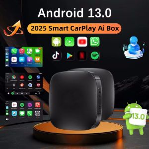 3in1 Android Smart AI Box Wireless CarPlay Android Auto TV Box For Youtube Netflix For VW Nissan Toyota Hyundai Ford MG 2GB+32GB