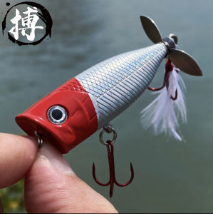 เหยื่อปลอมแบบช้อน Boze Man น้ำหนัก 65 กรัม พร้อมใบพัดเสียงดัง สำหรับตกปลาแบสและปลาดำ ว่ายน้ำบนผิวน้ำ เหมาะสำหรับตกปลาในแม่น้ำ ทะเลสาบ และทะเล