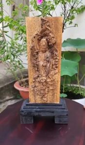 Phủ điêu Quan Âm trầm hương – nghệ thuật chạm khắc tinh xảo