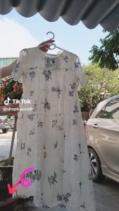 Váy bầu  đầm bầu babydoll thiết kế hoa  xinh xắn chất vải siêu mịn mát cho các mẹ bỉm sữa mặc lên siêu xinh