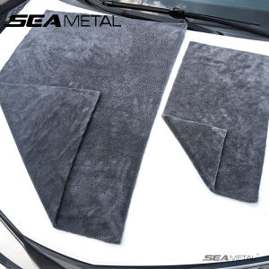 SEAMETAL 500GSM Car Wash Towel Cleaning Cloth Rag Thickened Coral Fleece Microfiber Towel Car Detailing Care Tools