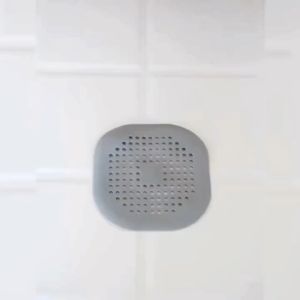 Kitchen Sink Drain Cover 5.5inch Silicone Drain Plug Hair Catcher Stopper Anti-clogging Sewer Drain Filter with Suction Cup Easy To Install - for Bathroom Bathtub Kitchen