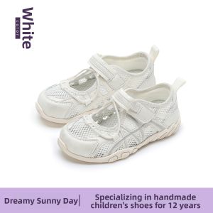 TONGMENGQINGTIAN | Girls Breathable White Athletic Shoes