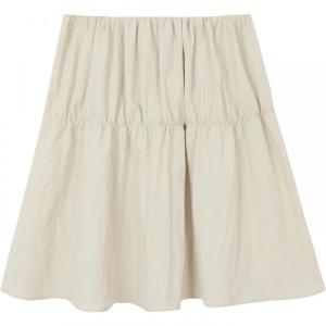 Fashionable A-Line Skirt Mid-Length High Waist