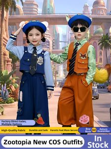 BAIKAMENG | Childrens Performance Costume Fun Zootopia Character Outfit