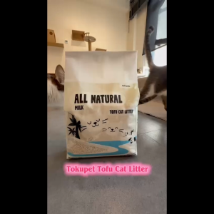 Tokupets 6L Tofu Cat Litter | Biodegradable | Odor Control | Clumping No Dust