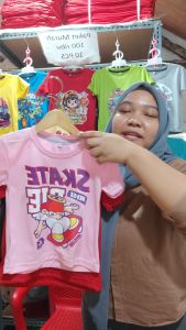 Baju Kaos Atasan Distro Anak Laki-laki Karakter Kartun Skate Never - Hypelane Kids - DTF