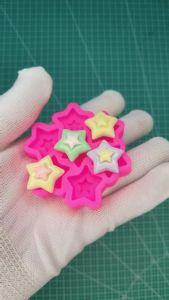 Five-Pointed Star Heart and Flower-Shaped Silicone Molds for DIY Resin Projects Cream Gel Accessories and Drip Molds