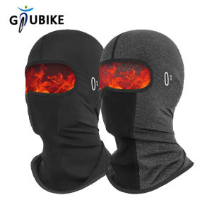 GTUBIKE Winter Warm Cycling Mask Breathable Thermal Biking Mask Windproof Motorcycle Helmet Balaclava Neck Cover Ski Mask