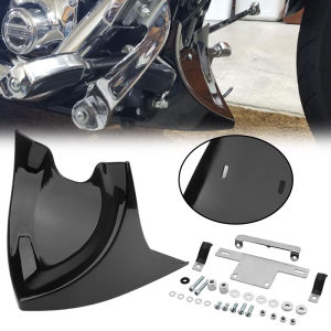 Motorcycle Universal Black Lower Chin Fairing Front Spoiler For Harley KAWASAKI Honda Suzuki Yamaha Victory Universal
