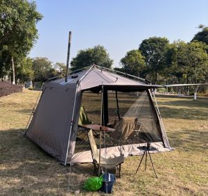 Automatic Folding Tent Outdoor Camping BBQ Portable Canopy Shelter Leisure Professional Tent Direct Sale 150D Oxford Cloth