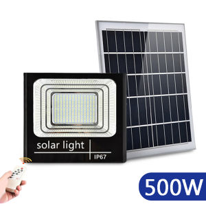 BOSCA 500W solar light outdoor waterproof lights with panel original with remote control Heavy IP67 STREET LAMP