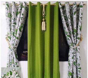 3in1& per pc ring curtain wonderland design cotton critona