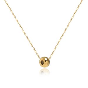 Daily Rotatable Lucky Bead Laser Pendant Chain Necklace • Waterproof Non Tarnish • 18K Gold Plated 316L Stainless Titanium Steel Necklaces Women Men Gift 新年 转运