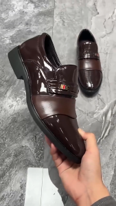 2025 MenS Leather Shoes black shoes Business Formal Wear Shoes Casual Soft Leather Shoes school shoes For Men size 39-44
