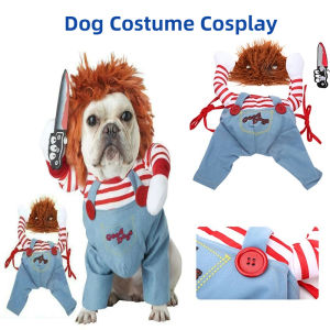 Dog Costume Party Cosplay Funny Cat Dog Clothes for Halloween Christmas Cute Scary and Spooky Pet Costume