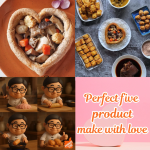 Perfect Five  Handmade Wanton(15pcs)(165g±) 鲜味手工云吞 by Min 3 Pkt  Frozen / Steamboat