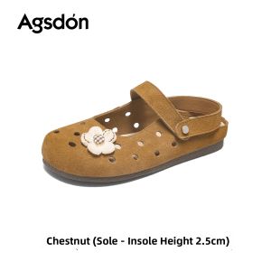 Agsdon | Summer Soft-soled Closed Toe Half-slipper Clogs